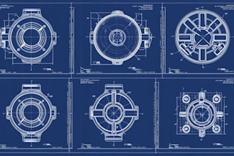 do 2d drawing, 3d modeling, cad drawings, patent drawings solidworks inventor