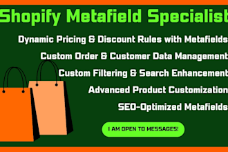 add shopify metafield setup metaobject products page redesign shopify website