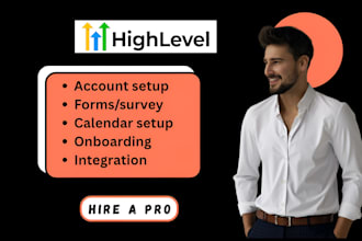 ghl VA setup gohighlevel calendar form, survey onboarding data migration zapier