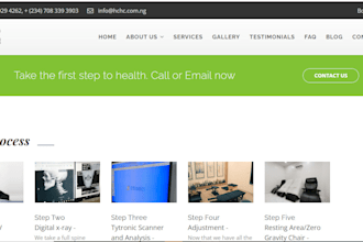 build chiropractic website medical website healthcare website therapy  website