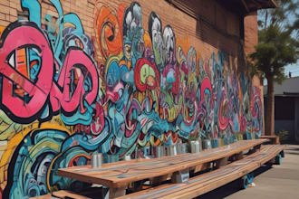 do african american logo and graffiti art