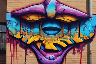 draw amazing doodle art graffiti cartoon illustration