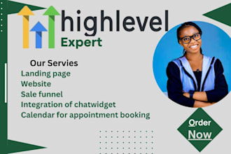 be your gohighlevel expert to setup highlevel website funnel workflow automation