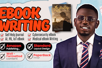 write ghostwrite ebook as a ghostwriter, self help ebook, medical ebook writer