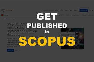 publish articles in scopus indexed peer reviewed journals