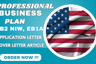 review cover letters and write application letters for eb2 niw or eb1a