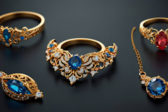sketch and create 3d jewelry design 3d cad design rendering for 3d printing
