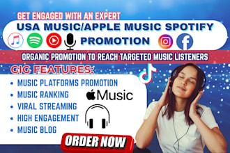 do usa apple music promotion apple playlist music promotion and spotify