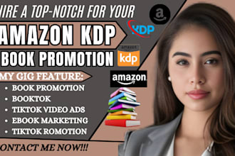 do book promotion booktok tiktok video ads ebook marketing tiktok promotion