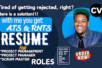 write ats, rnts, scrum master, project management, project manager resume