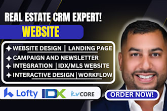 setup lofty website lofty crm idx website follow up boss kvcore real estate crm
