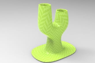 create 3d flower pot model vase model spoon design model for 3d printing