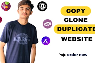 clone copy, revamp or duplicate website into wordpress website