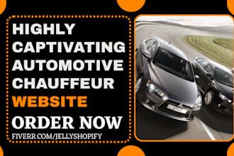design car dealership car rental automotive car wash chauffeur limousine website
