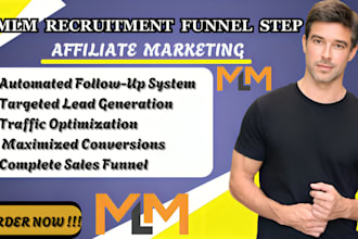 build a high converting MLM recruitment funnel and affiliate marketing