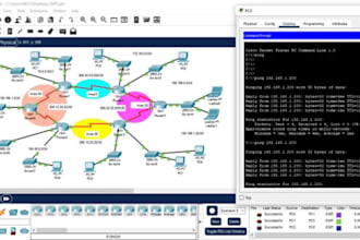 design cisco packet tracer labs for network training