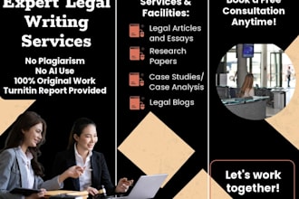 be your reliable legal writing assistant, contracts, articles, blog posts