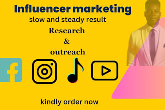 do influencers research and complete outreach