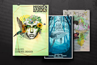 design your surreal album cover, single or cd cover
