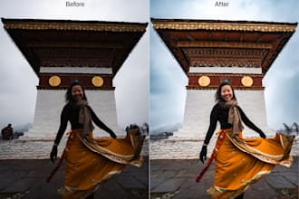 edit and retouch your photos in bulk in lightroom and ps