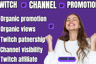 grow your twitch channel organically