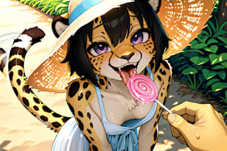 design custom ai art, anime, furry, sfw, nsfw using powerfull ai model