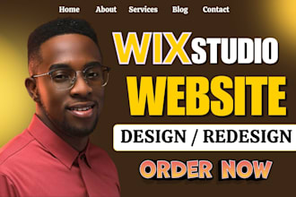 redesign wix design wix website design wix website redesign wix studio website