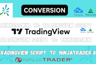 convert thinkorswim thinkscript to tradingview pine script and ninjatrader 8 nt8