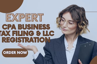 prepare form 1120, 5420, cpa business tax filling, llc registration boi report
