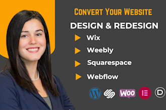convert clone or transfer wix, weebly, webflow, squarespace to wordpress website