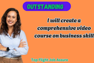 create a comprehensive video course on business skill