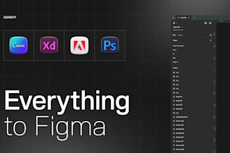 convert any file, website, PSD, xd, or jpg to figma