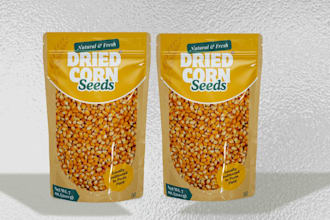 do product packaging, stand up pouch label, food packaging, label design