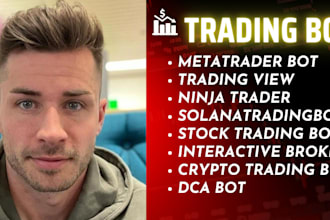 develop automated trading bot far tradingview, quantower, mt4, mt5, ninjatrader
