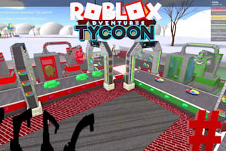 develop roblox obby idle tycoon game, roblox full game development