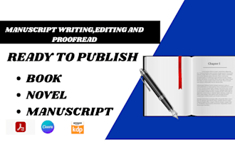 write, format edit proofread your book manuscript edit novel ebook