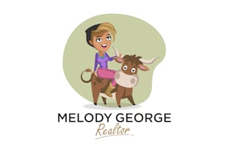 design unique cartoon mascot logo
