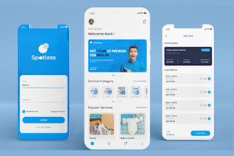 develop home service app laundry app home cleaning app on demand app