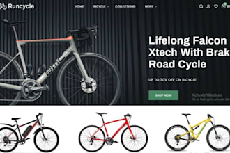 build bicycle shopify bicycle accessories bike store sport accessories website