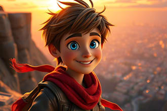 turn your text into pixar style art or characters