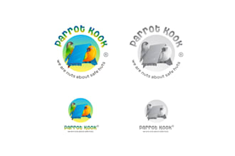 design awesome parrot kook logo