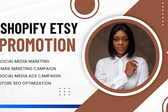 do shopify dropshipping marketing etsy promotion banner zazzle redbubble traffic