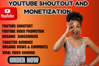 skyrocket your youtube channel organically, to gain views and real audience
