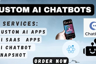 develop ai website ai saas app ai chatbot ai software