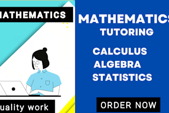 help in mathematics calculus statistics algebra all levels math