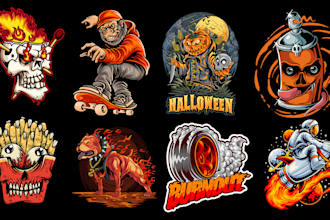 provide 5500 ready to print t shirt designs for pod business