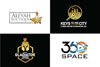 do modern minimalist luxury logo design
