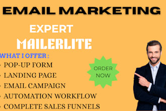 mailerlite newsletter campaign pop up landing page automation email marketing