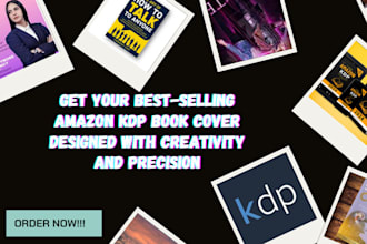 create amazon book cover kdp design, paperback, kindle cover