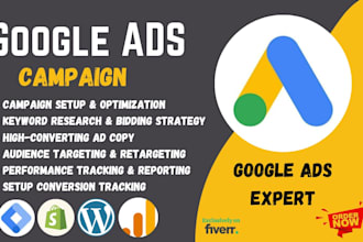 setup google ads adwords ppc campaign with conversion tracking